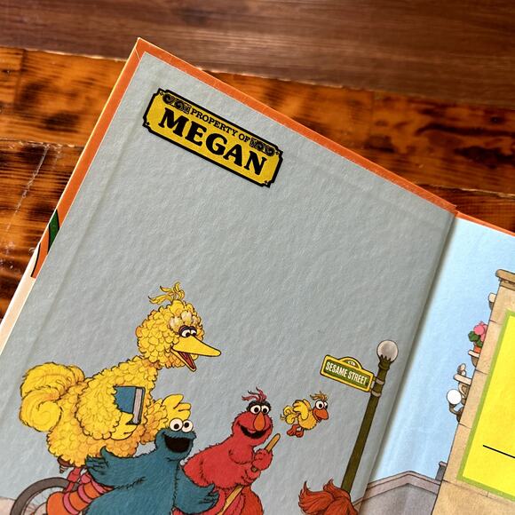 Vintage '89 On My Way With Sesame Street Getting Ready For School Hardcover Book - Picture 2 of 9
